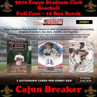 Seattle Mariners Full Case - 16box Break 2019 Topps Stadium Club Baseball