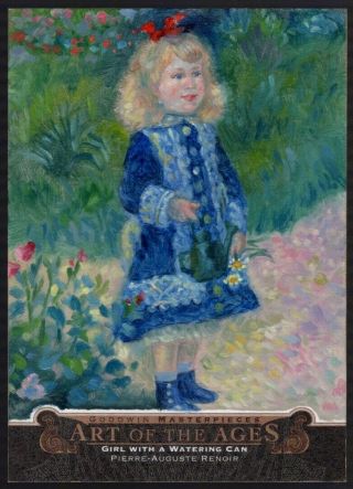 2019 Goodwin Champions Art Of The Ages Renoir / Girl With A Watering Can Sp 1/1
