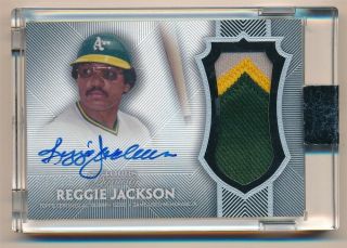 Reggie Jackson 2017 Topps Dynasty Autograph 3 Color Patch Auto Sp 03/10 $250,