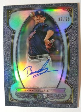 2019 Bowman Sterling Continuity Auto Brusdar Graterol 97/99 (b)