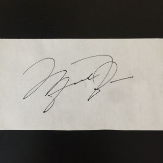 Michael Jordan Cut Autograph