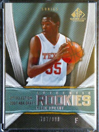 Kevin Durant 2007 - 08 Upper Deck Sp Game Rookie 797/999 Rc Warriors