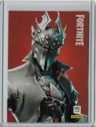 2019 Panini Fortnite Card Spider Knight Legendary Outfit 290 Sp Short Print