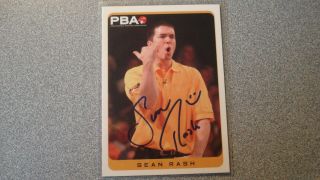 2008 Rittenhouse Sean Rash 41 Hand Signed Bowling Card Pba