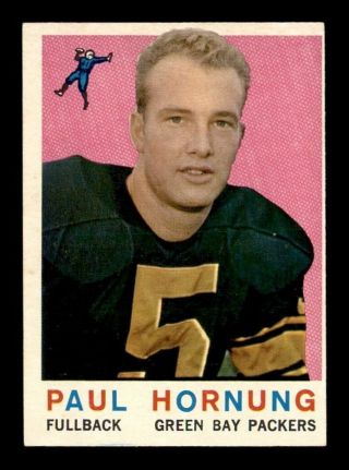 1959 Topps 82 Paul Hornung Ex X1089816