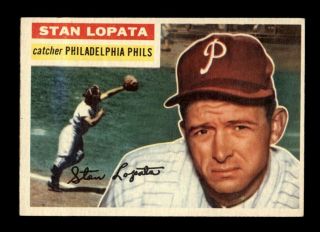 1956 Topps Baseball 183 Stan Lopata (phillies) Exmt