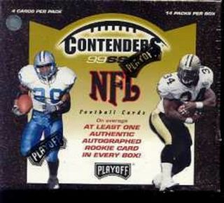 1999 Playoff Contenders Ssd Football Hobby Box