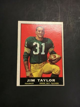 1961 Topps Football Jim Taylor 41 Exmt Book 30$ (r2485)