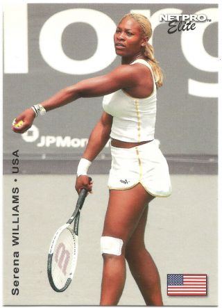 2003 Netpro Elite 2000 Serena Williams Rc 2 /2000 Usa Rookie