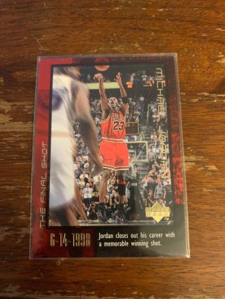 Michael Jordan 1998 Upper Deck " The Final Shot " 59