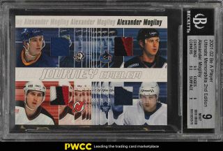2001 Be A Player Memorabilia 2nd Edition Alexander Mogilny Patch Bgs 9 Mt (pwcc)