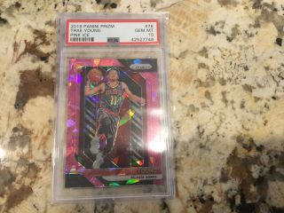 Trae Young 2018 - 19 Panini Prizm Pink Ice Refractor 78 Psa 10 Gem Rookie Rc