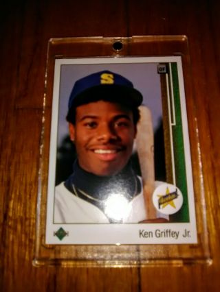 1989 Upper Deck Baseball Card 1 Ken Griffey Jr.  Star Rookie Card Rc