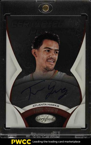 2018 Panini Certified Potential Trae Young Rookie Rc Auto Cp - Ty (pwcc)