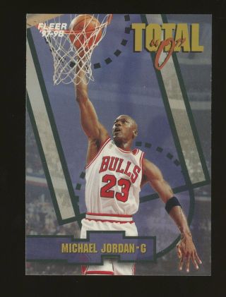 1997 - 98 Fleer Total O Michael Jordan 5 Of 10