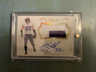2018 Flawless Harrison Smith Patch Auto 18/25 Vikings Autograph