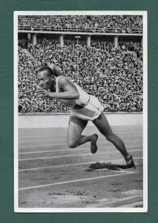Jesse Owens 1936 German Issue Sammelwerk Olympia 33 Gruppe 60