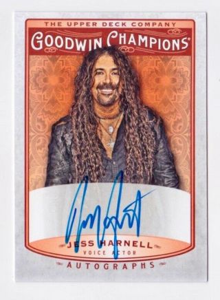 2019 Ud Goodwin Champions Jess Harnell Autograph Voice Actor Animaniacs Auto