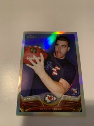 2013 Topps Chrome Travis Kelce Rookie Refractor Chiefs