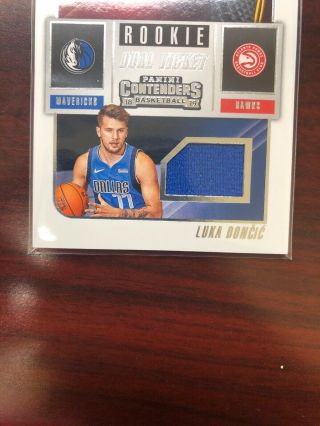 Rookie Dual Ticket Contenders Trae Young And Luka Doncic Patches 4