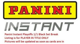 2018/19 Panini Instant Playoffs Kawhi Leonard Raptors Black 1/1 Made Encased