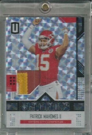 2018 Panini Unparalleled Victorious Patrick Mahomes Ii 3 Color Patch 23/25