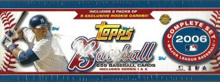 2006 Topps Baseball Complete Factory (659) Card Set