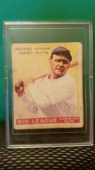 1933 Goudy Big League Chewing Gum Babe Ruth 53a Reprint