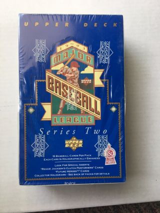 1993 Upper Deck Factory Wax Box Series - 2 - Derek Jeter Rookies Gm $225,