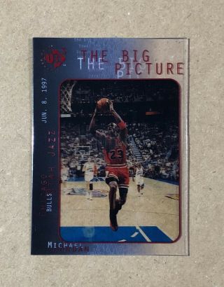 1997 - 98 Upper Deck Ud3 Michael Jordan The Big Picture 45 Bulls Abbey&fey