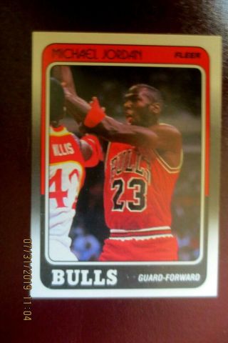 1988 - 89 Michael Jordan Fleer 17 Of 132 Card Sharp Ready For Grade