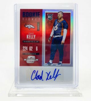 Chad Kelly Rookie Autograph | 2017 Contenders Optic | 22/75 | Colts