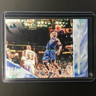 18 - 19 Court Kings Kevin Garnett Points In The Paint 1/1 Masterpiece Platinum