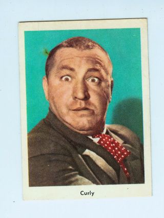 1959 Fleer The Three Stooges Trading Card 1 Curly
