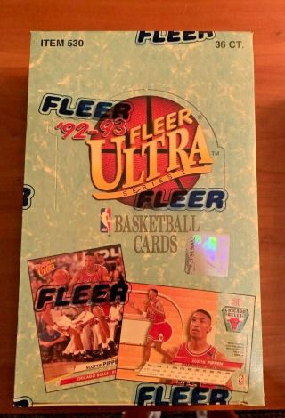 Factory Fleer Ultra Basketball Card Series 1 I One 1992 - 93 Box