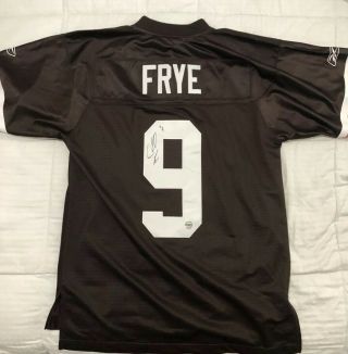Charlie Frye Browns Signed Reebok Nfl Football Jersey Size Men’s Medium.