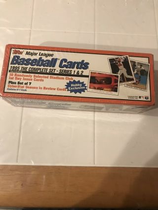 1995 Topps Baseball Card Series 1&2 Complete Set Hobby Exclusive Factory