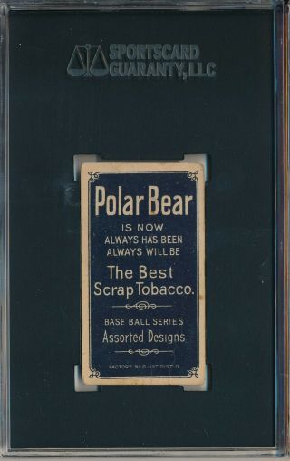 1909 - 11 T206 POLAR BEAR - CY SEYMOUR,  PORTRAIT - SGC 35 GOOD,  2.  5 (SVSC) 2
