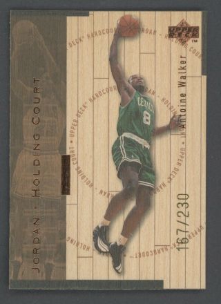 1998 - 99 Upper Deck Holding Court Bronze Michael Jordan Antoine Walker /230