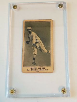 151 Sporting News Babe Ruth York Yankees Baseball Strip Card