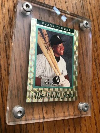 Frank Thomas 1991 Leaf The Elite Series In Screw Case 03643/10000 Sp White Sox