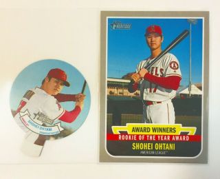 2019 Topps Heritage High Number Shohei Ohtani Candy Lid Exclusive - Angels