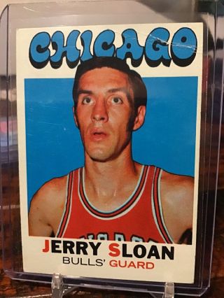 1971 Topps Jerry Sloan 87 Chicago Bulls Nba 1971 - 72
