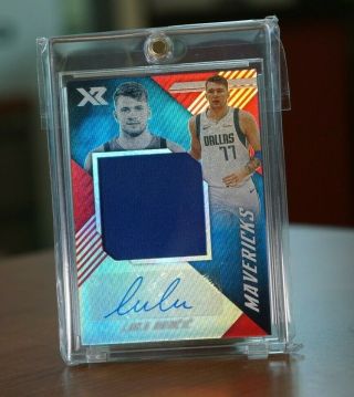 2018 - 19 Luka Doncic Xr Rpa Jumbo Patch Auto Roy /99? /149? Rookie Card