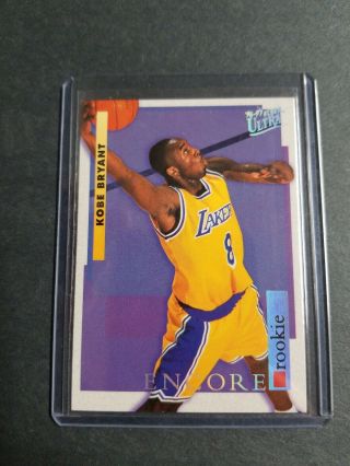 Kobe Bryant 1996/97 Fleer Ultra $$ Rookie Card Basketball Lakers Encore Rc