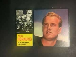 1962 Topps Fb Paul Hornung 64 Nrmt Book 75$ (r2755)
