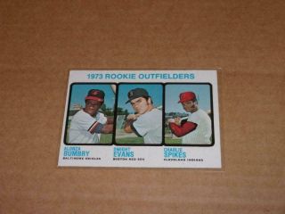 1973 Topps 614 Dwight Evans Rc Rookie Red Sox Bv$$$