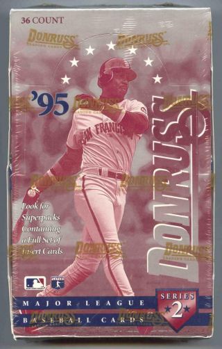 1995 Donruss Series 2 Baseball Box