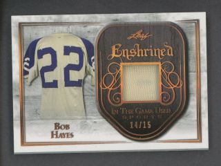 2018 Leaf Enshrined In The Game Itg Bob Hayes Jersey 14/15