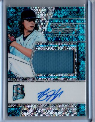 2019 Chronicles Brent Honeywell Spectra Pink Neon Autograph Jersey Card 10/49